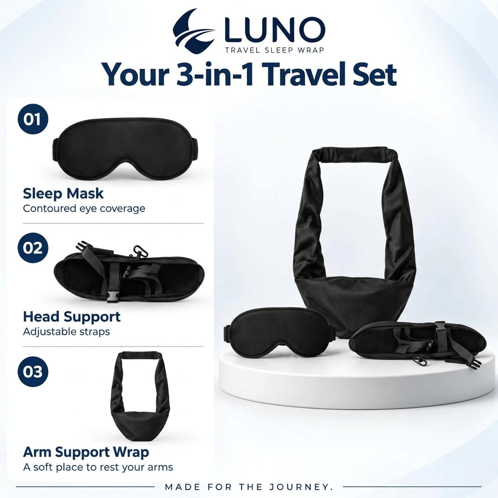 First Class 3-in-1 Flight Sleep Set