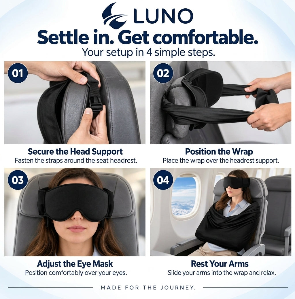 First Class 3-in-1 Flight Sleep Set